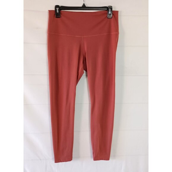 Nike Yoga Dri-FIT High Waisted 7/8 Leggings XL Terracotta Pockets Workout - Picture 1 of 6